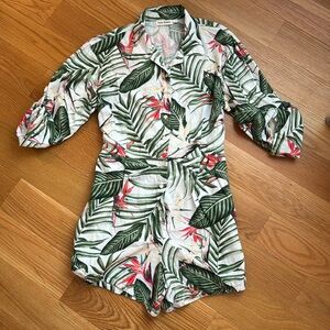 Roller Rabbit printed playsuit